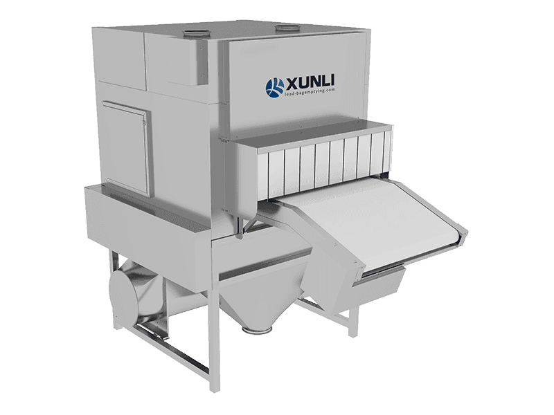 mini bag emptying machine