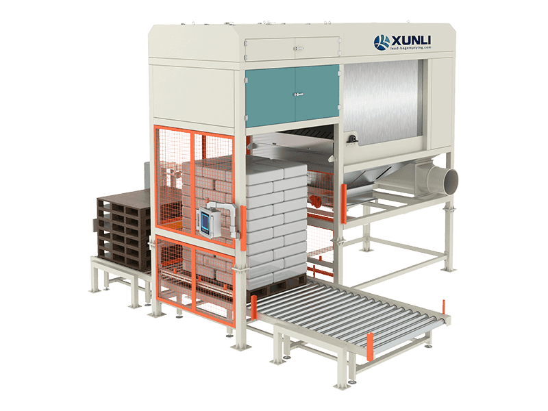 automatic bag emptying machine