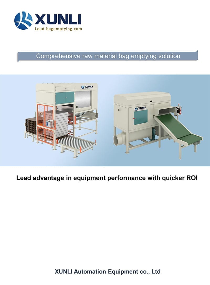 bag emptying machine